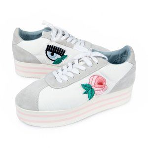 CHIARA FERRAGNI Platform Low-Top Logomania Sneaker